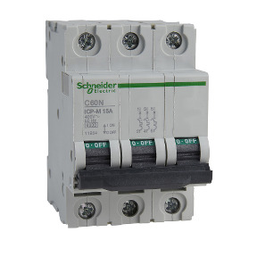 ICP-M C60N interruptor automático magnetotérmico 3P - 15A - 6kA - 400 V ref. 11954 Schneider Electric [PLAZO 3-6 SEMANAS]