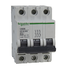 ICP-M C60N interruptor automático magnetotérmico 3P - 30A - 6kA - 400 V ref. 11957 Schneider Electric [PLAZO 3-6 SEMANAS]