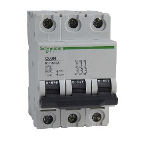 ICP-M C60N interruptor automático magnetotérmico 3P - 3A - 6kA - 400 V ref. 11949 Schneider Electric [PLAZO 3-6 SEMANAS]