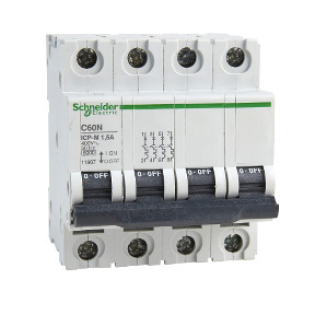 ICP-M C60N interruptor automático magnetotérmico 4P - 1.5A - 6kA - 400 V ref. 11967 Schneider Electric [PLAZO 3-6 SEMANAS]
