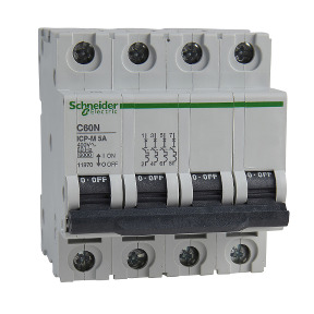ICP-M C60N interruptor automático magnetotérmico 4P - 5A - 6kA - 400 V ref. 11970 Schneider Electric [PLAZO 3-6 SEMANAS]