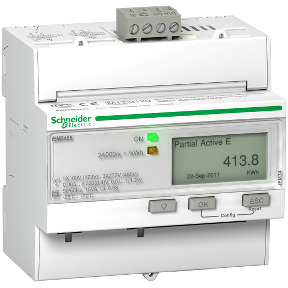 IEM medidor de energía 3555-Modbus-1 DO-DO 1-multi-tarifa-bobina de Rogowski ref. A9MEM3555 Schneider Electric [PLAZO 3-6 SEMANA