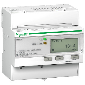 iEM3215 kWh. Medida con TIs externos, 4 tarifas, 2 ED, MID ref. A9MEM3215 Schneider Electric [PLAZO 3-6 SEMANAS]