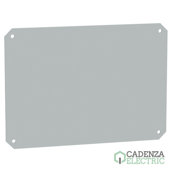 Insulating polyester mounting plate for PLS box 27x36cm ref. NSYPMA2736G Schneider Electric