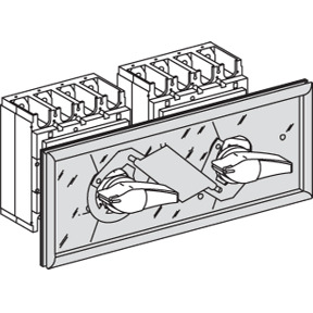 Interenclavamiento mecánico para mando rotativo directo o prolongado - 320..630A ref. 31074 Schneider Electric [PLAZO 3-6 SEMANA