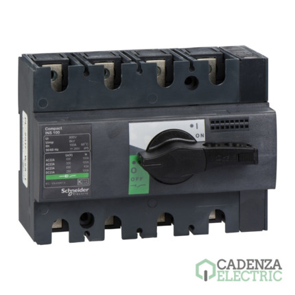 Compra INTERPACT INS100 4P ref. 28909 Schneider Electric al mejor precio | Cadenza Electric