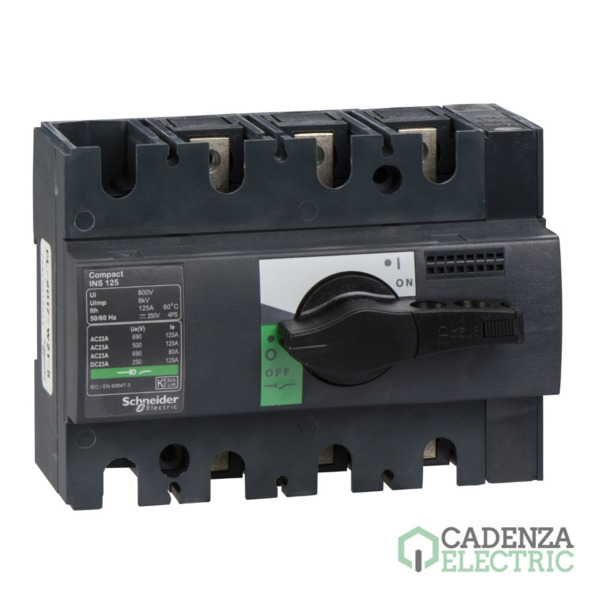 INTERPACT INS125 3P ref. 28910 Schneider Electric