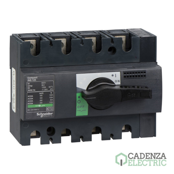 INTERPACT INS125 4P ref. 28911 Schneider Electric