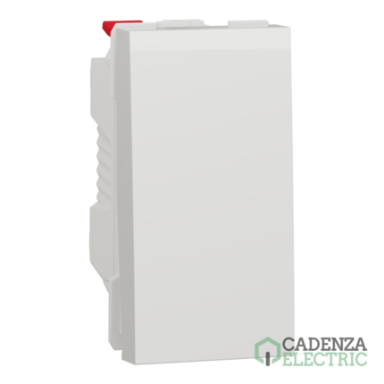Compra Interruptor 1 modulo New Unica Studio Blanco Polar ref. NU310118 Schneider Electric al mejor precio | Cadenza Electric