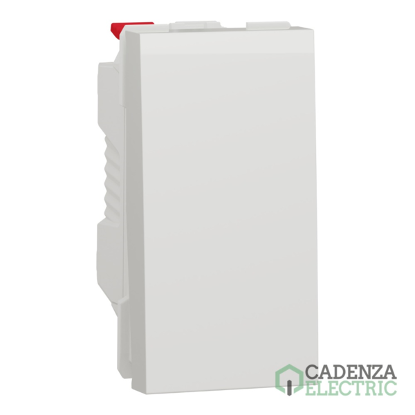 Interruptor 1 modulo New Unica Studio Blanco Polar ref. NU310118 Schneider Electric