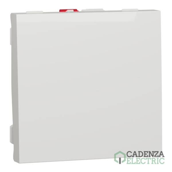 Interruptor 2 modulo New Unica Studio Blanco Polar ref. NU320118 Schneider Electric