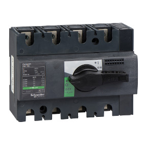 Comprar INTERRUPTOR 4P 100A INS A INTERPACT EMP.NEGRA ref. 28909 p