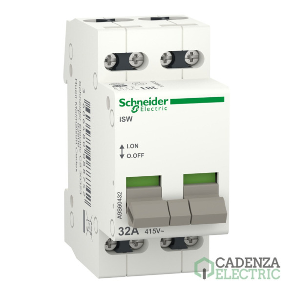 INTERRUPTOR 4P 32A 415V ref. A9S60432 Schneider Electric