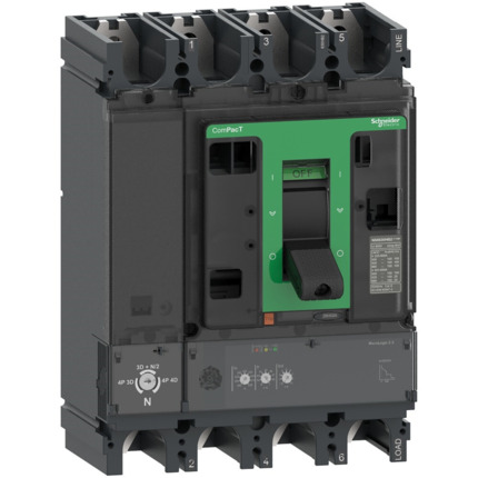 Compra Interruptor automatico ComPacT NSX400N 50kA AC 4P4R 250A Micrologic 2.3 ref. C40N42D250 Schneider Electric al mejor precio | Cadenza Electric