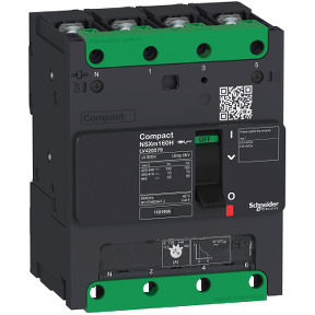 interruptor automático Compact NSXm 125A 4P 16kA a 380/415V(IEC) Borne tornillo ref. LV426178 Schneider Electric