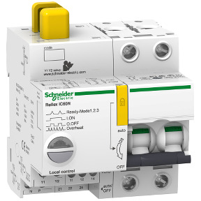 Interruptor automático con telemando Reflex iC60N - con Ti24 - 10 A 2P curva B ref. A9C61210 Schneider Electric [PLAZO 8-15 DIAS