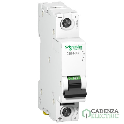 Compra Interruptor automático especial de CC - C60H - 250 V - 1P - 16 A - curva C ref. A9N61511 Schneider Electric al mejor precio | Cadenza Electric