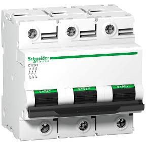 Interruptor automático magnetotérmico C120H - 3P - 100A - curva B ref. A9N18425 Schneider Electric [PLAZO 3-6 SEMANAS]