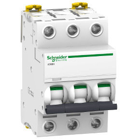 Interruptor automático magnetotérmico iC60H - 3P - 10A - curva B ref. A9F88310 Schneider Electric [PLAZO 3-6 SEMANAS]