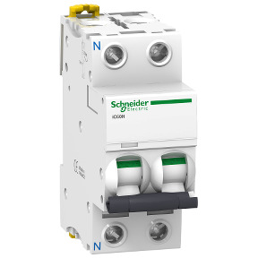 Interruptor automático magnetotérmico iC60N - 1P+N - 1A - curva C ref. A9F74601 Schneider Electric