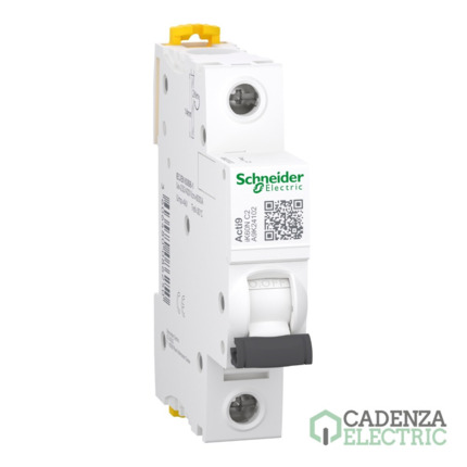 Compra Interruptor automático magnetotérmico - iK60N - 1P - 2 A - curva C ref. A9K24102 Schneider Electric al mejor precio | Cadenza Electric