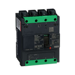 Interruptor automático PowerPact BD 18kA TM125D 4P Elink ref. BDL46125LU Schneider Electric [PLAZO 3-6 SEMANAS]