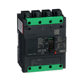 Interruptor automático PowerPact BG 35kA TM100D 4P Elink ref. BGL46100LU Schneider Electric [PLAZO 3-6 SEMANAS]