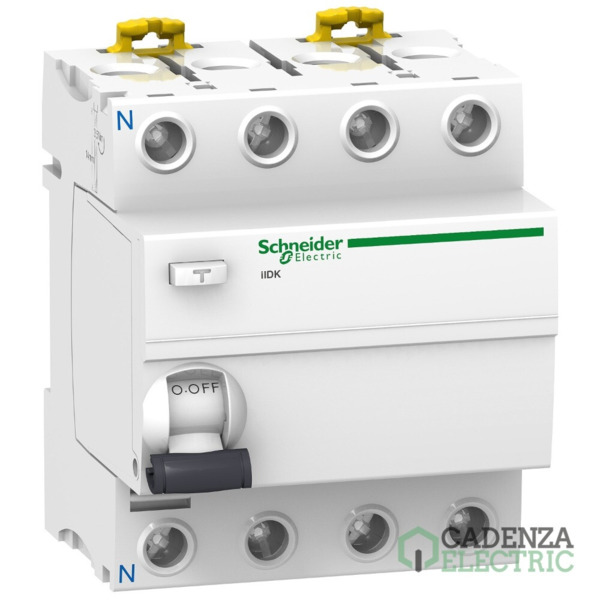 Interruptor diferencial, Acti9 ID-K, 4P, 25A, 300 mA AC ref. A9Z06425 Schneider Electric
