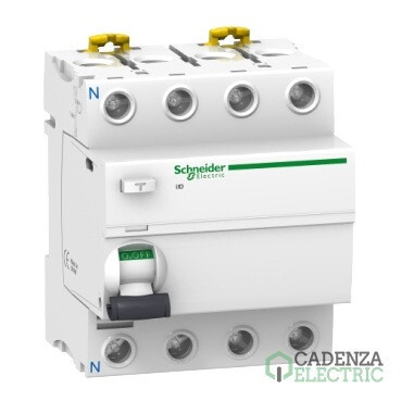 Interruptor diferencial; Acti9 iID; 4P; 63A; 30mA AC ref. A9R81463 Schneider Electric