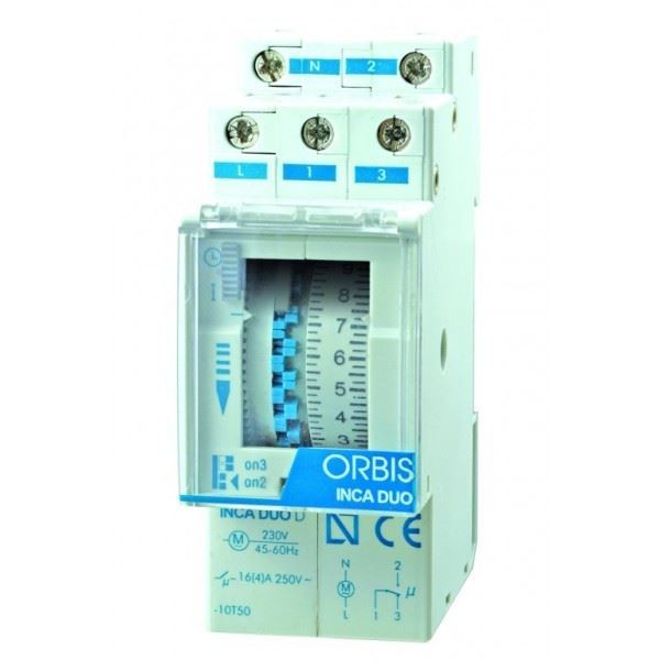 Comprar INTERRUPTOR HORARIO MODULAR INCA DUO D 230V