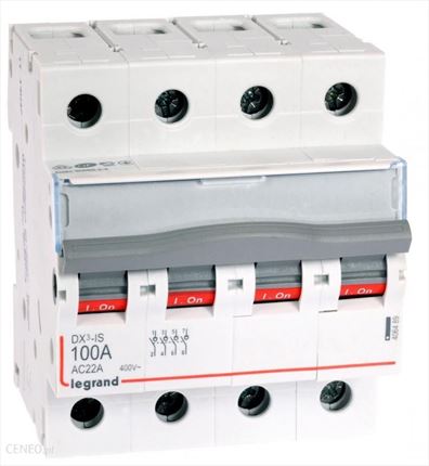 Comprar INTERRUPTOR  MODULAR 4P 100A de la gama de Interruptores, Pilotos y Relojes modulares de Legrandal mejor precio | Cadenza Electric