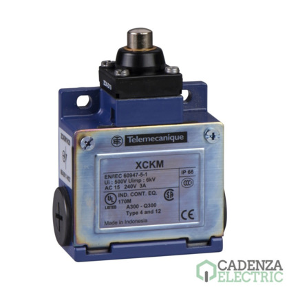 Compra INTERRUPTOR POSICION C/PULSADOR I NANC ref. XCKM110 Schneider Electric al mejor precio | Cadenza Electric