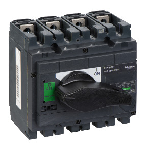 Interruptor-seccionador Compact INS250 - 100 A - 4 polos ref. 31101 Schneider Electric [PLAZO 3-6 SEMANAS]