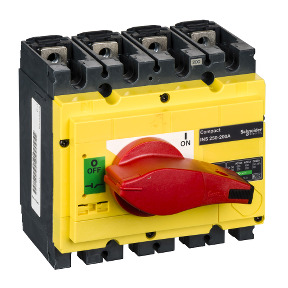 Interruptor-seccionador Compact INS250 - 200 A - 4 polos ref. 31123 Schneider Electric [PLAZO 3-6 SEMANAS]