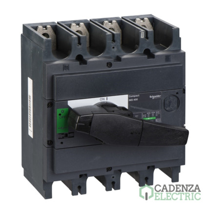 Compra interruptor seccionador Interpact INS400 - 400 A - 4 pólos ref. 31111 Schneider Electric al mejor precio | Cadenza Electric