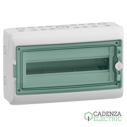 Compra Kaedra - Caja estanca - superficie - 1 fila - 18 mód. - IP65 ref. 13982 Schneider Electric al mejor precio | Cadenza Electric