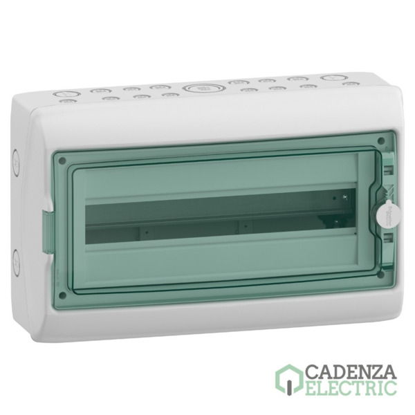 Kaedra - Caja estanca - superficie - 1 fila - 18 mód. - IP65 ref. 13982 Schneider Electric
