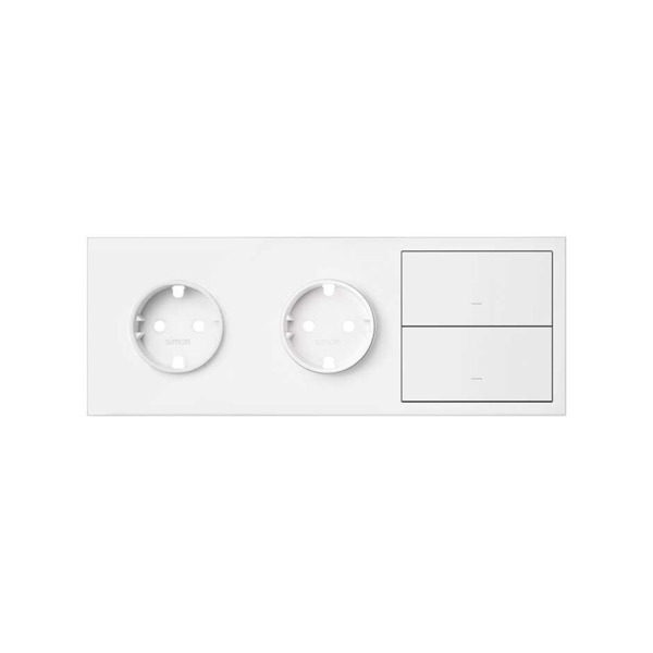 Kit front 3 elementos 2 bases + 2 teclas Simon ref. 10020310-230