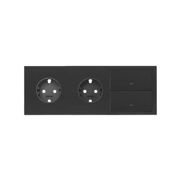 Kit front 3 elementos 2 bases + 2 teclas Simon ref. 10020310-238
