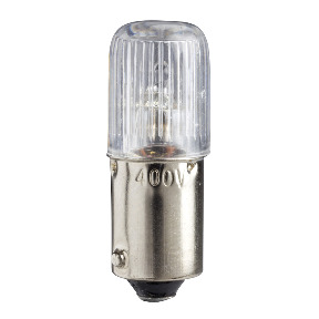 Lámpara de neón transparente para señalización con base BA9s - 400V 2,6 w ref. DL1CF380 Schneider Electric [PLAZO 3-6 SEMANAS]