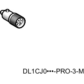 Lámpara led azul para señalización con base BA9s - 24V AC/DC ref. DL1CJ0246 Schneider Electric [PLAZO 3-6 SEMANAS]