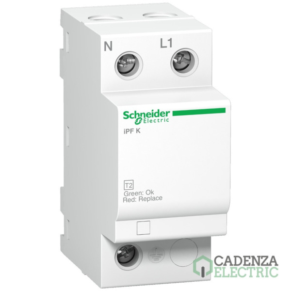 Limitador de sobretensiones transitorias tipo 2; Acti9 iPF K; 1P+N; 40 kA; 340V ref. A9L15687 Schneider Electric