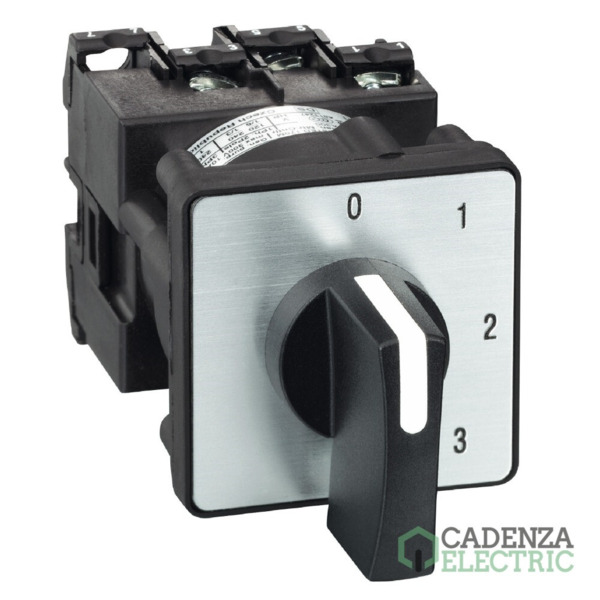 Llave conmutador levas 3 pos + 0 1 polo 12a ref. K1C003QLH Schneider Electric