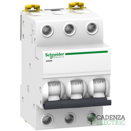 Compra Magnetotérmico, Acti9 iK60N, 3P, 63 A, C curva, 6000 A ref. A9K24363 Schneider Electric al mejor precio | Cadenza Electric