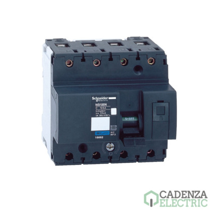 Compra Magnetotérmico, Acti9 NG125N, 4P, 80 A, C curva, 25 kA ref. 18658 Schneider Electric al mejor precio | Cadenza Electric