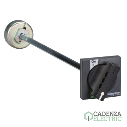 Compra Mando giratorio frontal prolongado - negro - para INS250 e INV100…250 ref. LV431050 Schneider Electric al mejor precio | Cadenza Electric