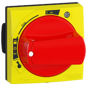 Mando rotativo rojo y amarillo IP 54 - para interruptores automáticos y en carga ref. LV426998 Schneider Electric [PLAZO 8-15 DI