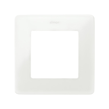 Comprar MARCO 1 ELEM. BLANCO base aluminio Simon ref. 8200610-230 al mejor precio | Cadenza Elecric