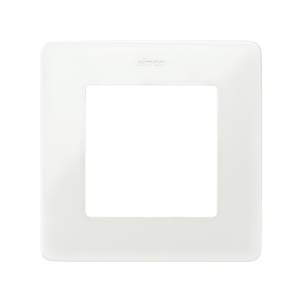 MARCO 1 ELEM. BLANCO base aluminio Simon ref. 8200610-230