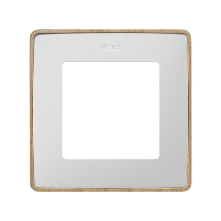 Comprar MARCO 1 ELEM. BLANCO base madera (haya 100% certificado PEFC) Simon ref. 8201610-270 al mejor precio | Cadenza Elecric